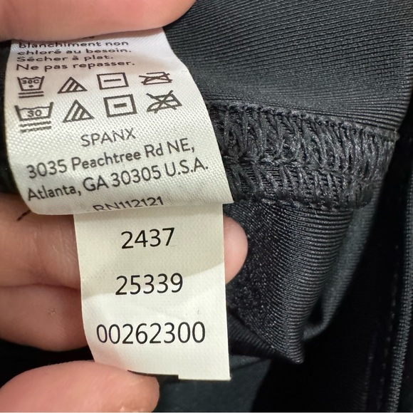 SPANX Faux Leather Leggings High Waisted Size XL - Picture 8 of 9